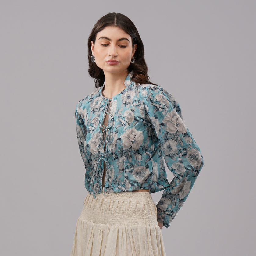 Full Moon Open Up Crop Top