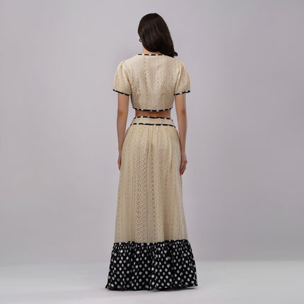 Victorian Embroidered – Top & Maxi Skirt