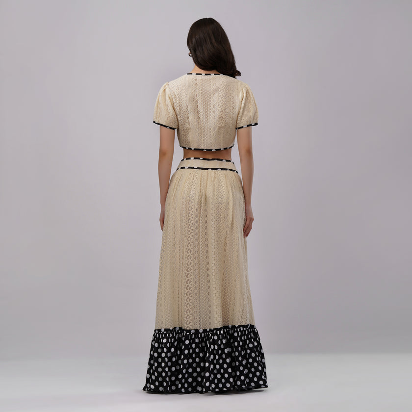 Victorian Embroidered – Top & Maxi Skirt