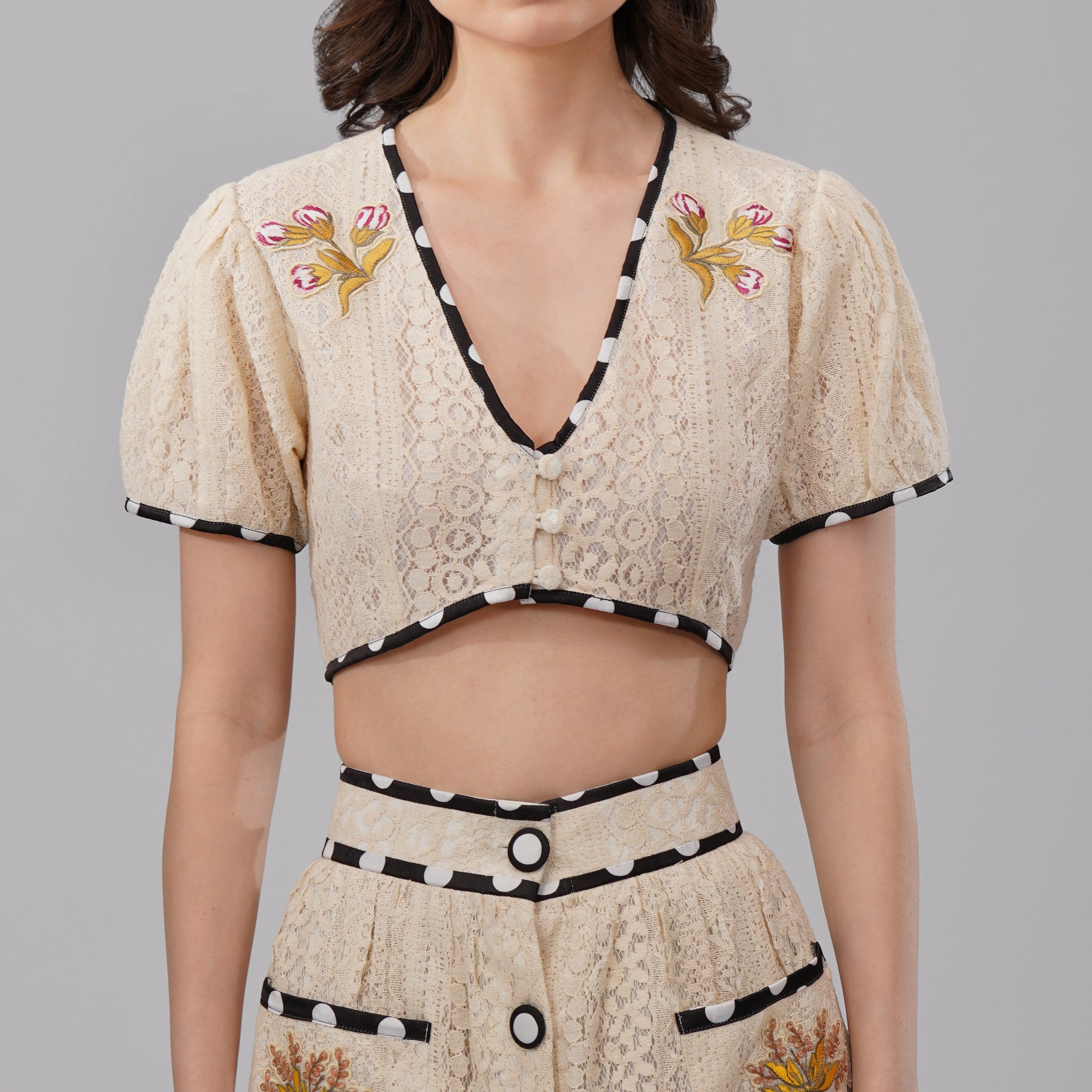 Victorian Embroidered – Top & Maxi Skirt