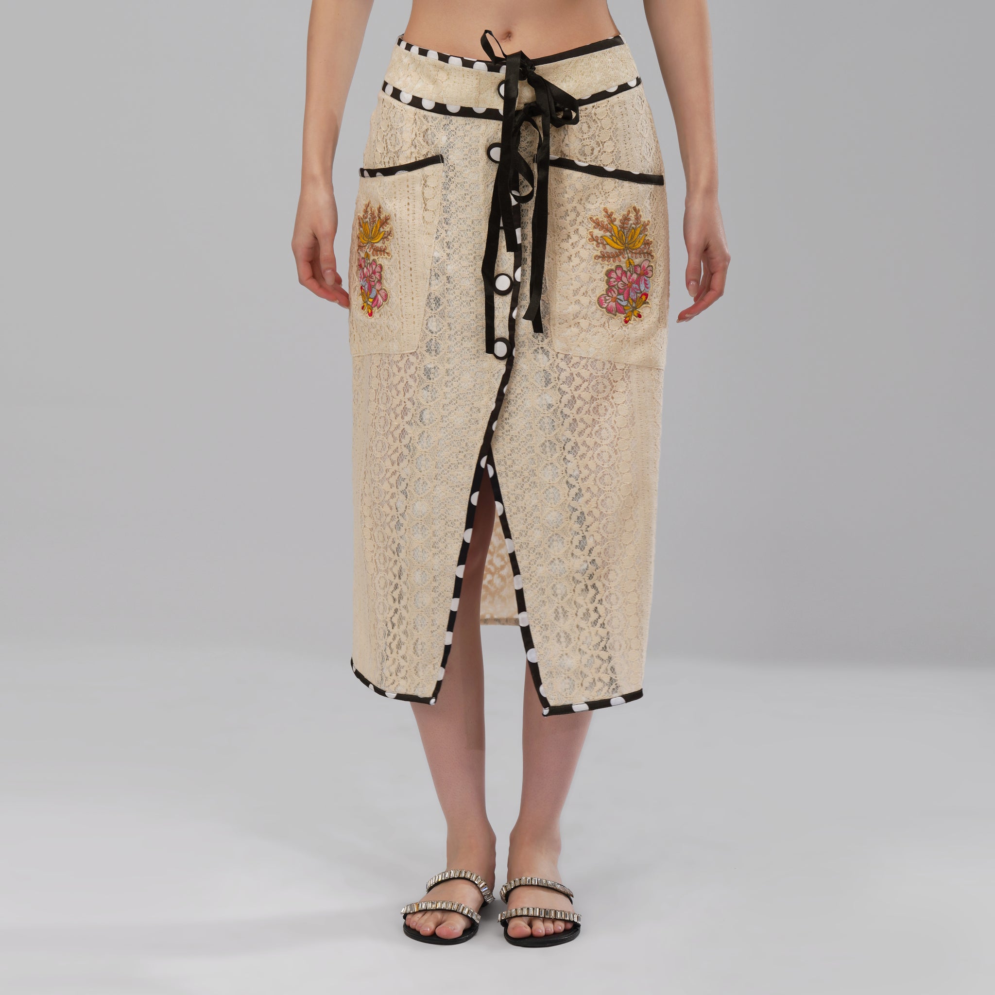 Sunshine All Over – Embroidered Top & Skirt