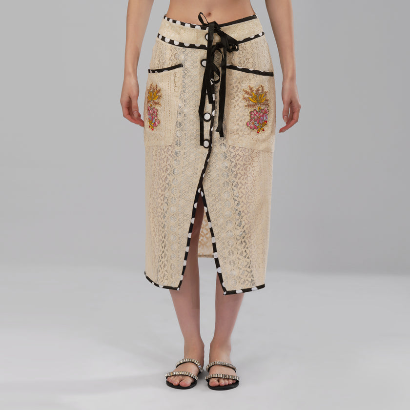 Sunshine All Over – Embroidered Top & Skirt