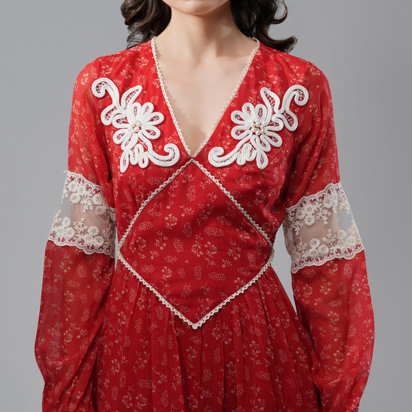 Let’s Go Miami – Hand Made Embroidered Mini Dress