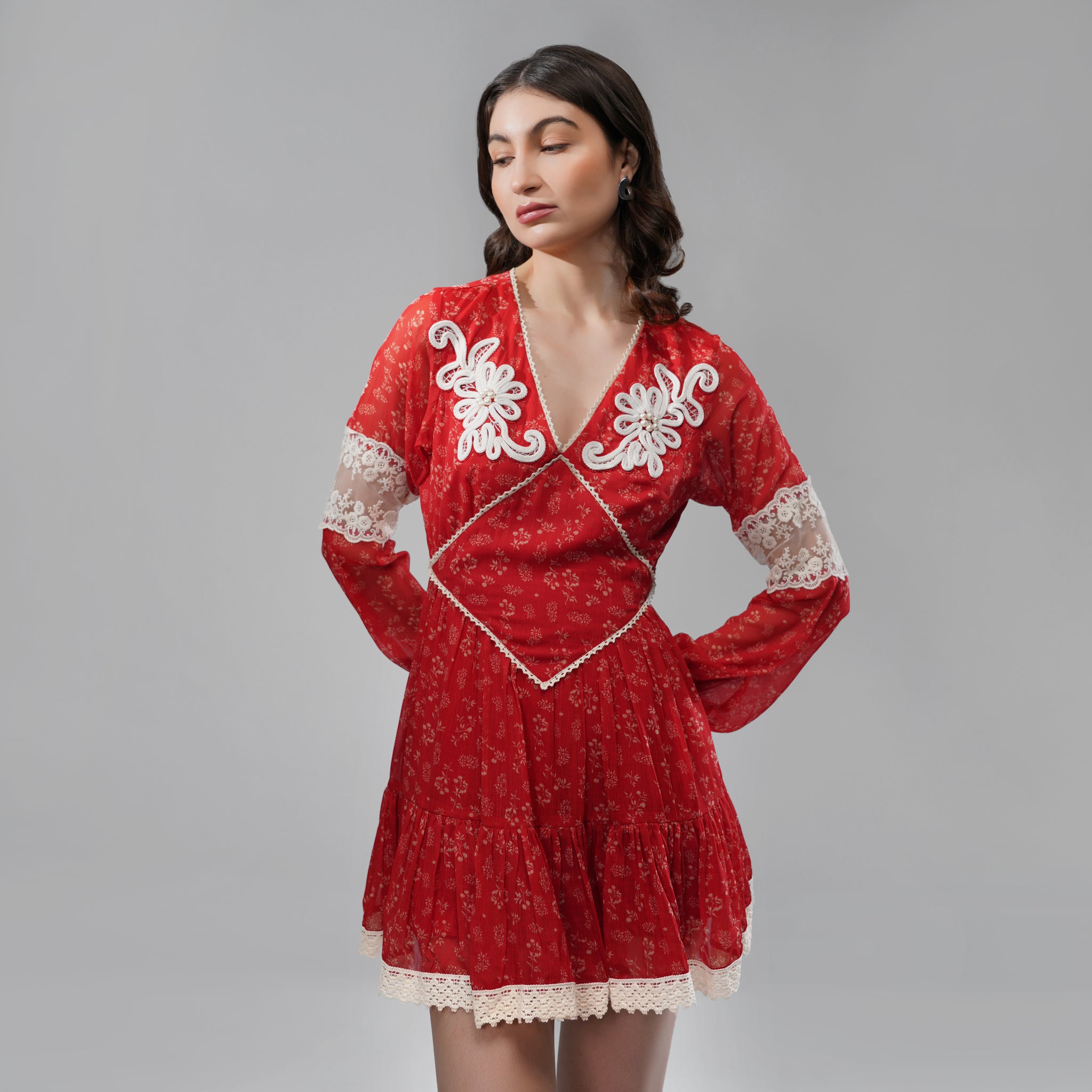 Let’s Go Miami – Hand Made Embroidered Mini Dress