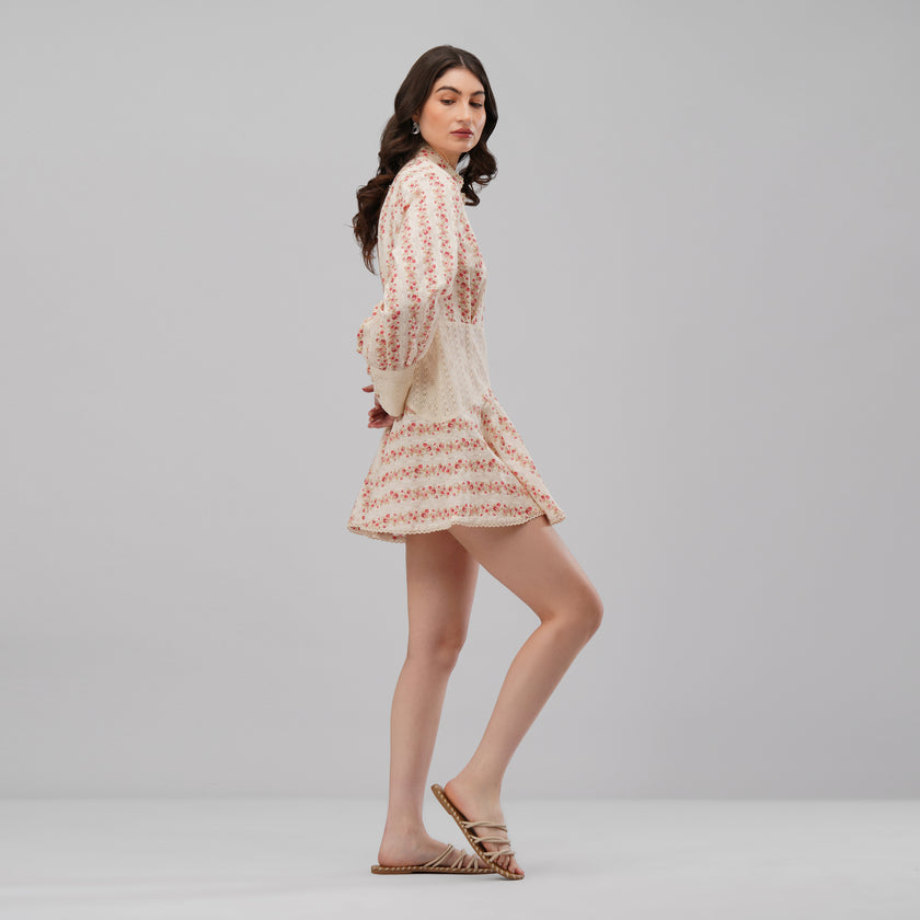 All Over You – Floral Mini Dress