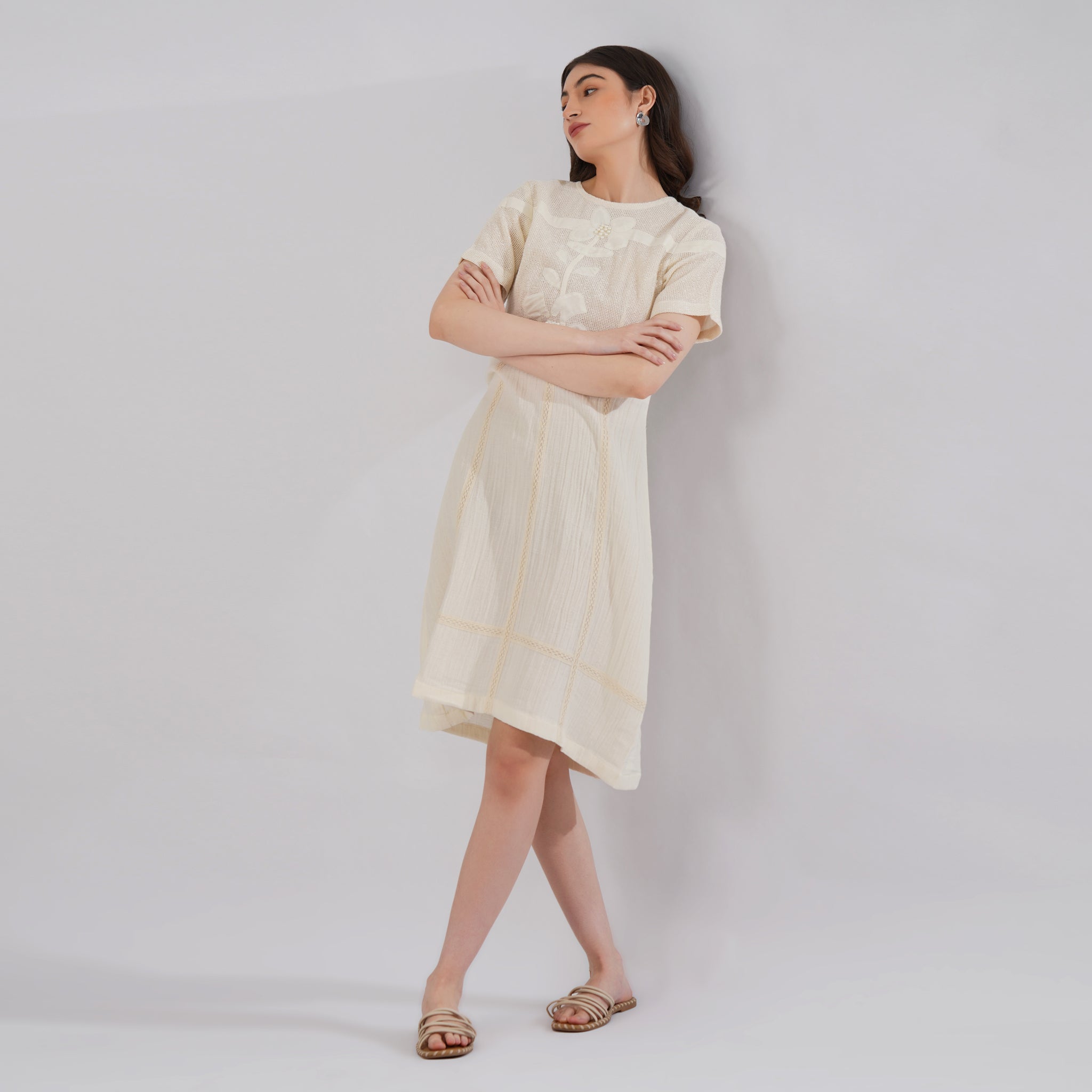 Santorini – Hand Made Midi Dress