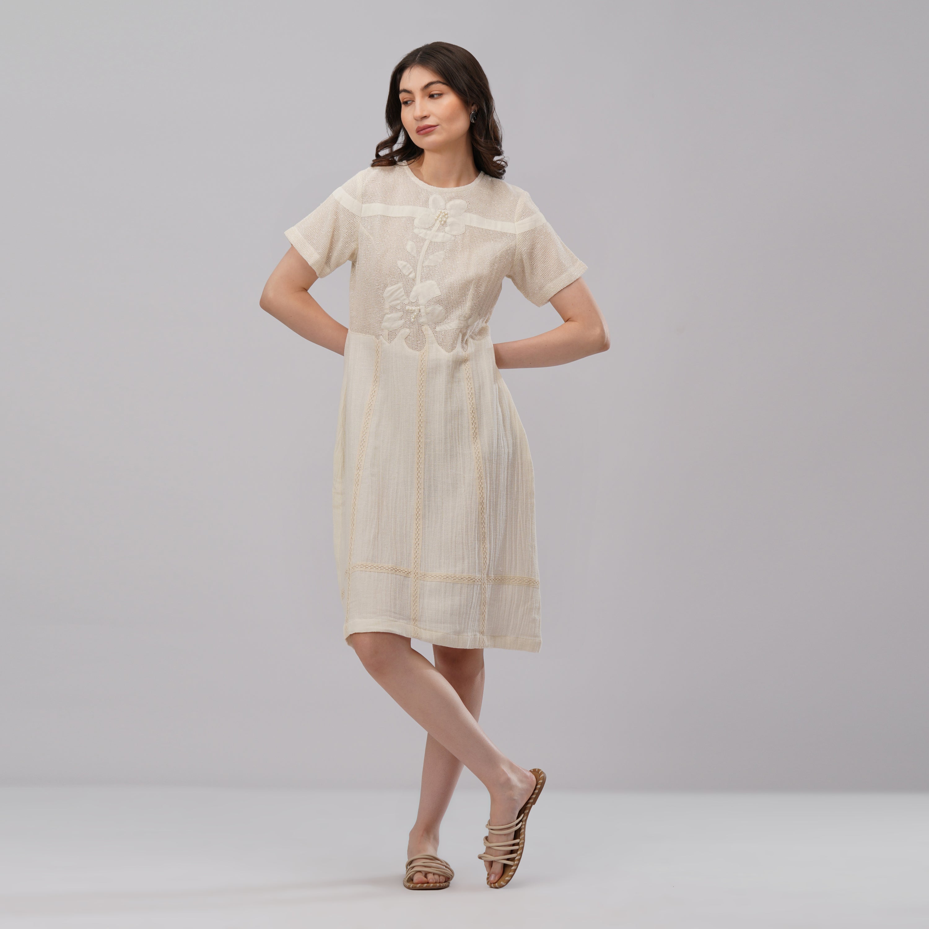 Santorini – Hand Made Midi Dress
