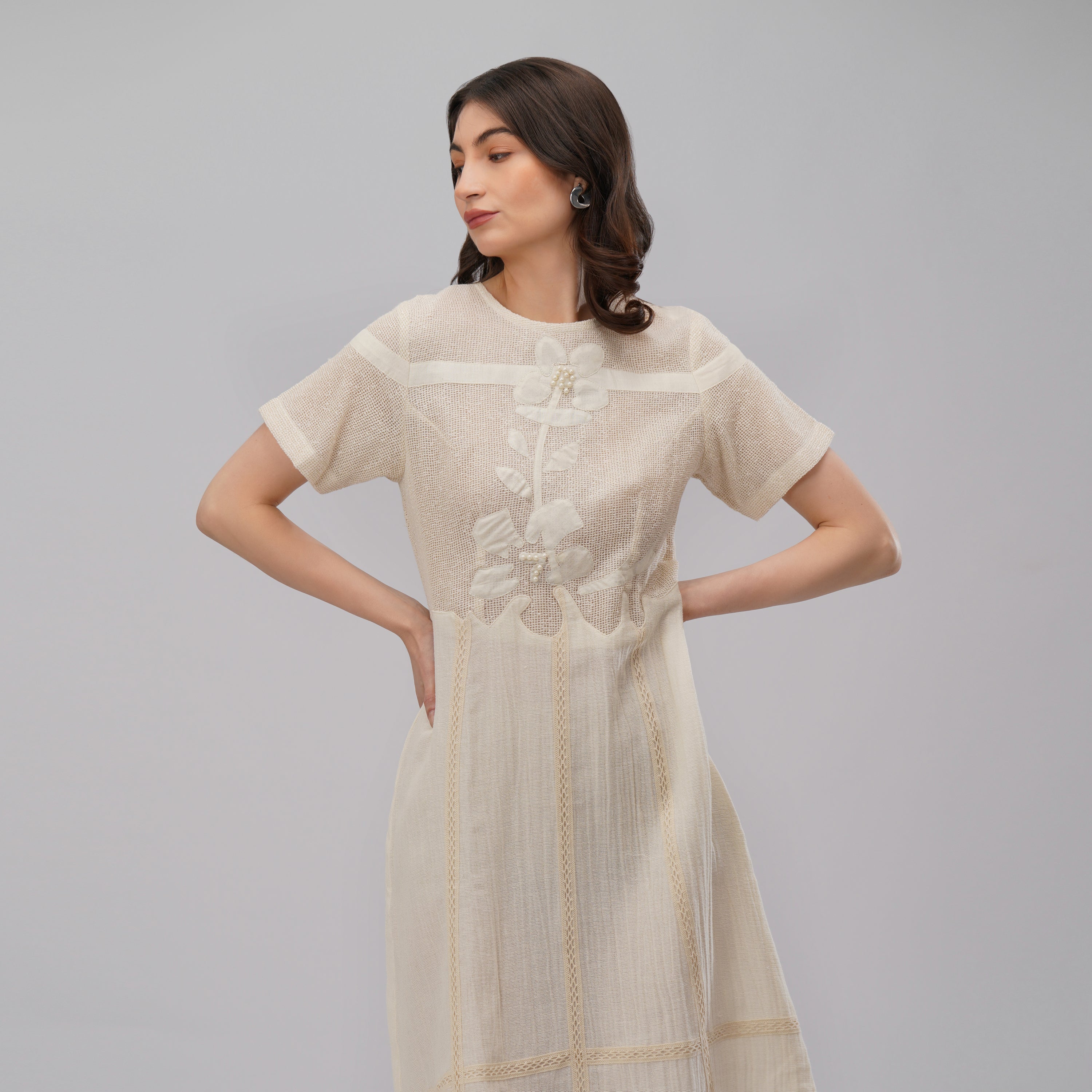 Santorini – Hand Made Midi Dress