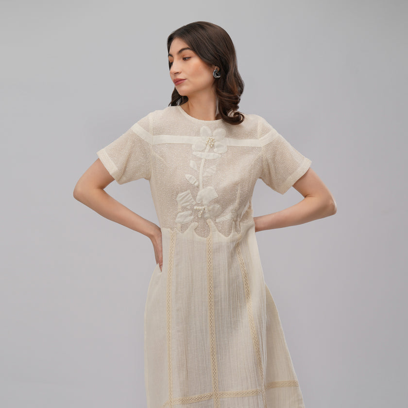 Santorini – Hand Made Midi Dress